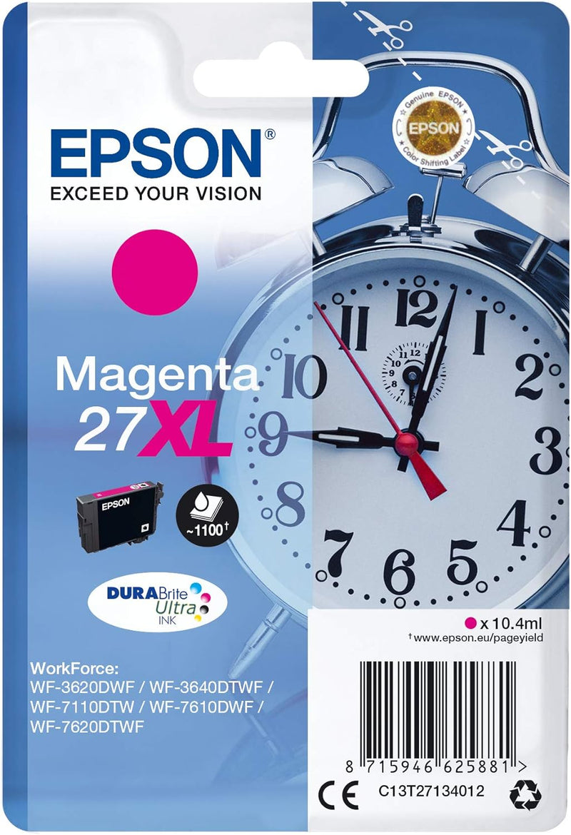 Cartuccia Originale Epson 27XL Magenta