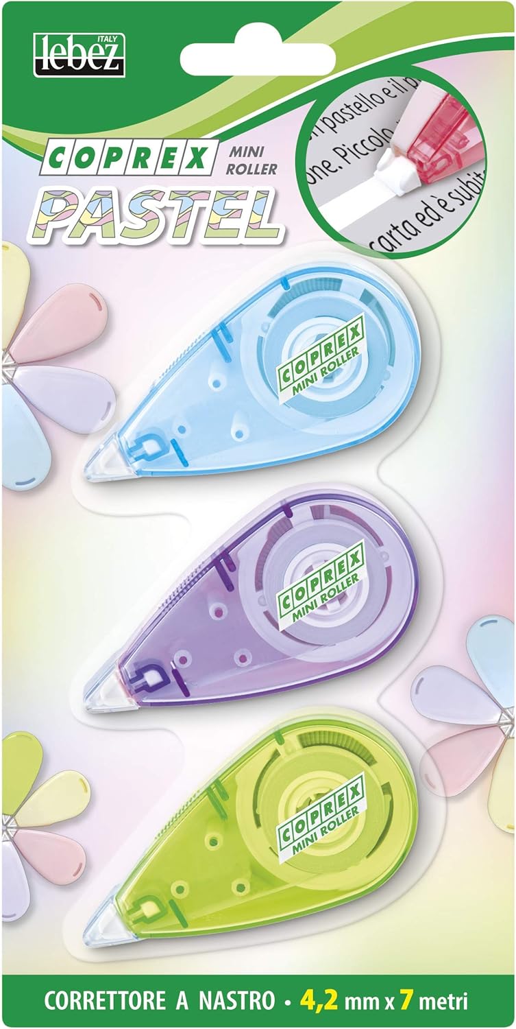 Correttori Coprex Mini Roller Pastel - 3 pezzi
