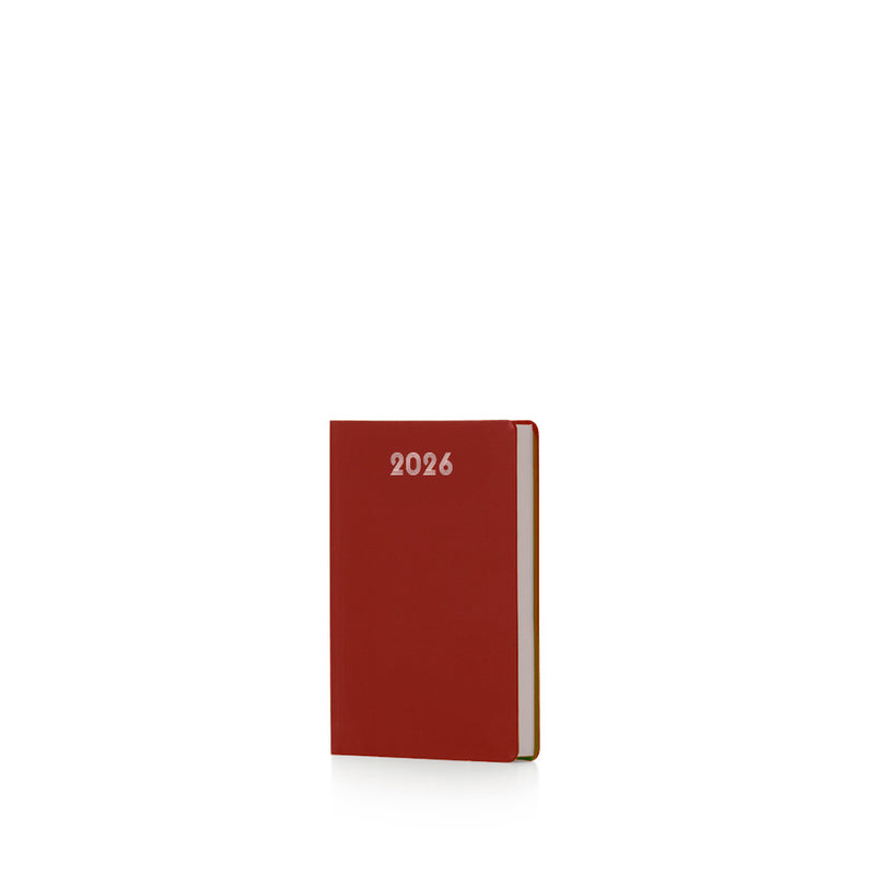 Agenda Bi-Giornaliera Intempo Bulk 2026 Bordeaux 7 x 10 cm