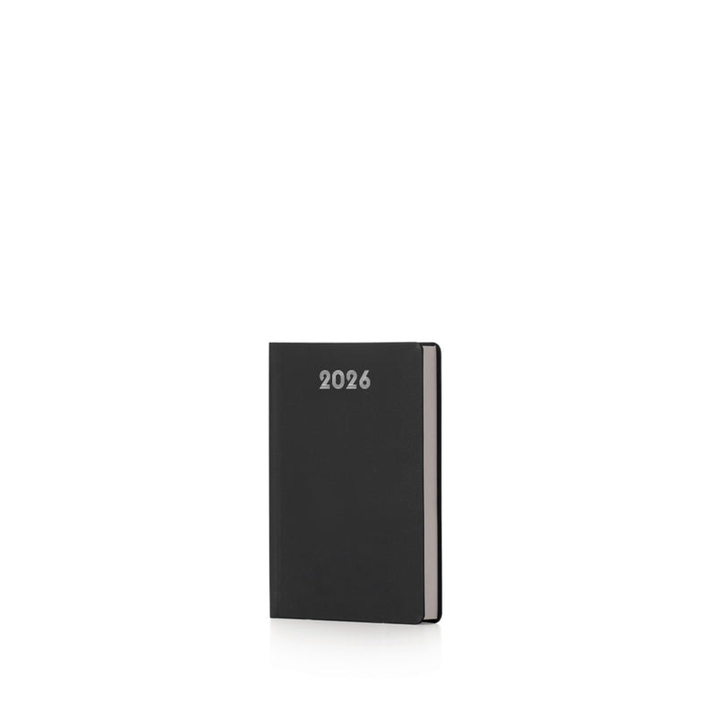 Agenda Bi-Giornaliera Intempo Bulk 2026 Nero 7 x 10 cm