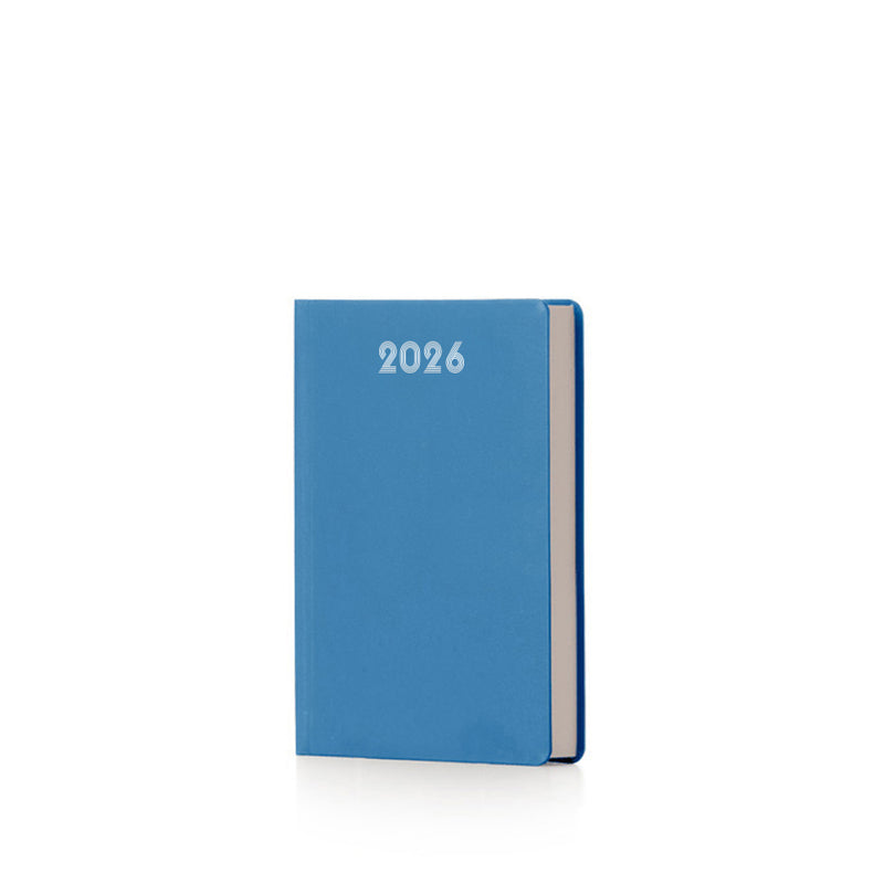 Agenda Giornaliera Intempo Bulk 2026 con Sabato e Domenica Separati Azzurro 15 x 21 cm