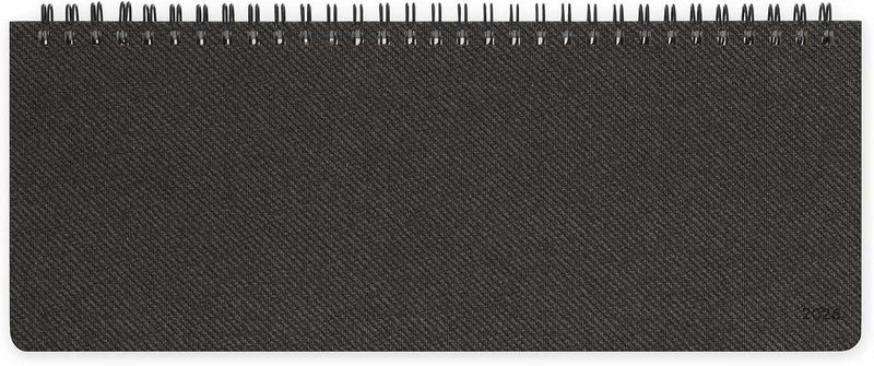 Planner da Scrivania 12 Mesi Legami Orizzontale 2026 Deep Graphite