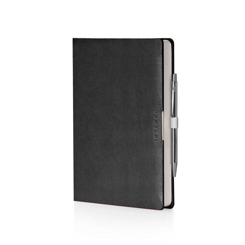 Agenda 12 Mesi Giornaliera Intempo Anytime 2026 in Similpelle Nero 15 x 21 cm