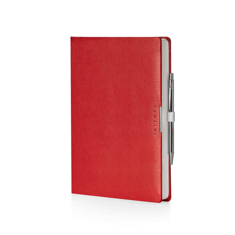 Agenda 12 Mesi Giornaliera Intempo Anytime 2026 in Similpelle Rosso 17 x 24 cm