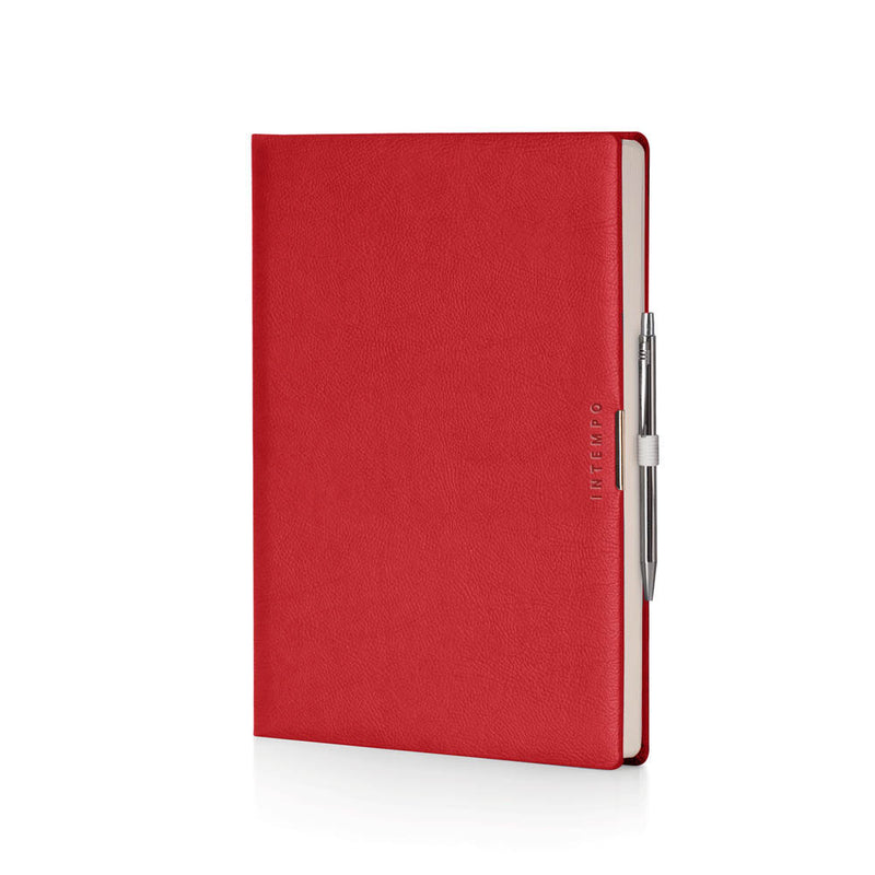 Agenda 12 Mesi Giornaliera Intempo Anytime 2026 in Similpelle Rosso 21 x 30 cm