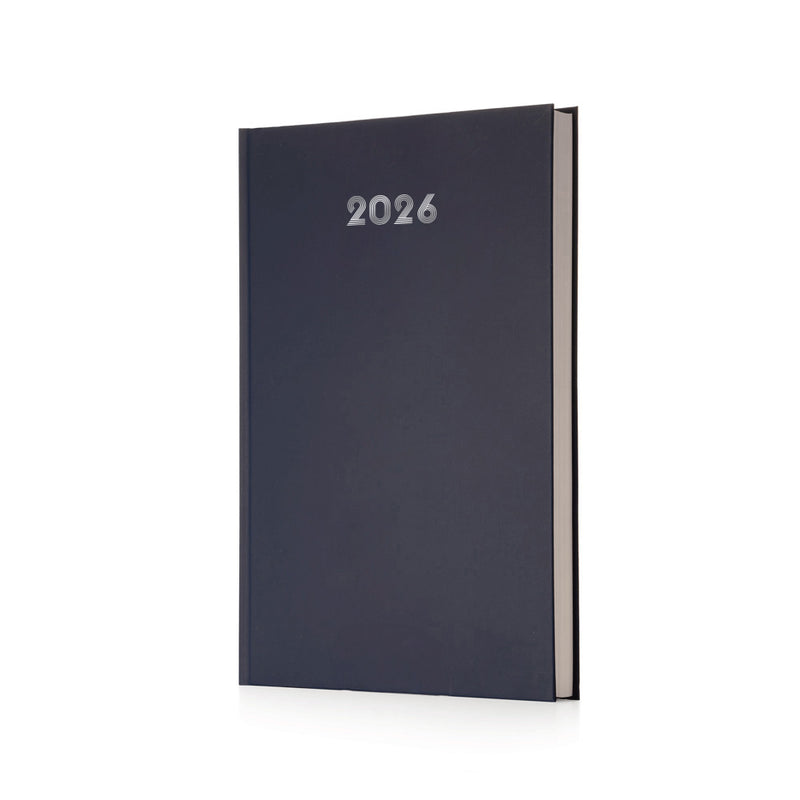 Agenda Giornaliera Intempo Bulk 2026 con Sabato e Domenica Separati Blu 21 x 30 cm
