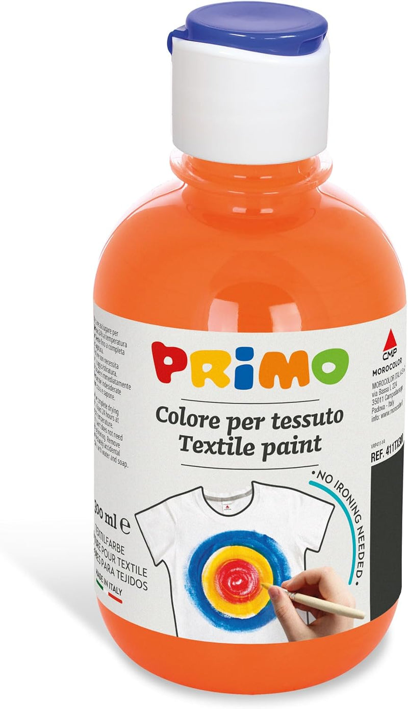 Colore Acrilico per Tessuti Morocolor Primo Arancio 300 ml