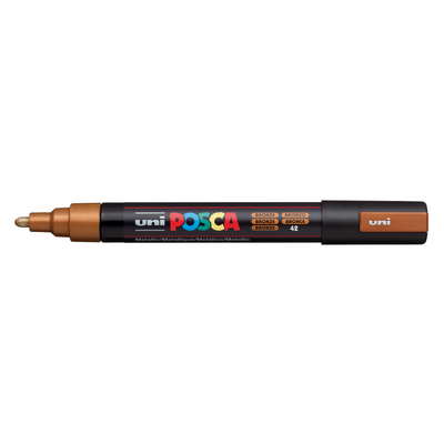 Pennarello Marcatore a Tempera Uni Posca a Punta Media Bronzo