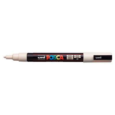 Pennarello Marcatore a Tempera Uni Posca a Punta Fine Beige