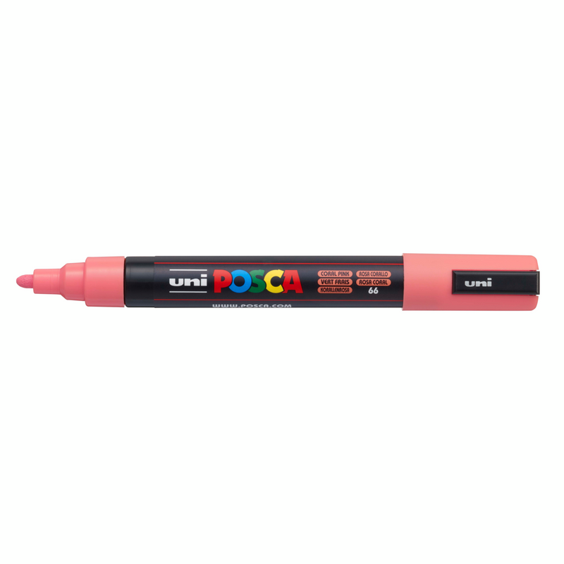 Pennarello Marcatore a Tempera Uni Posca a Punta Media Rosa Corallo