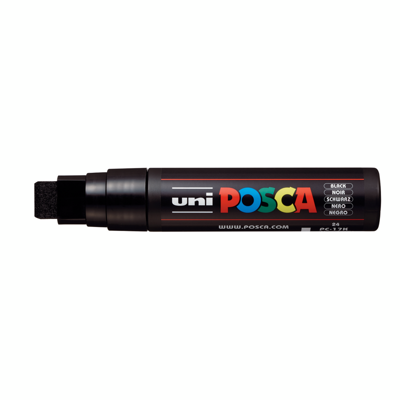 Pennarello Marcatore a Tempera Uni Posca a Punta Extra Large Nero