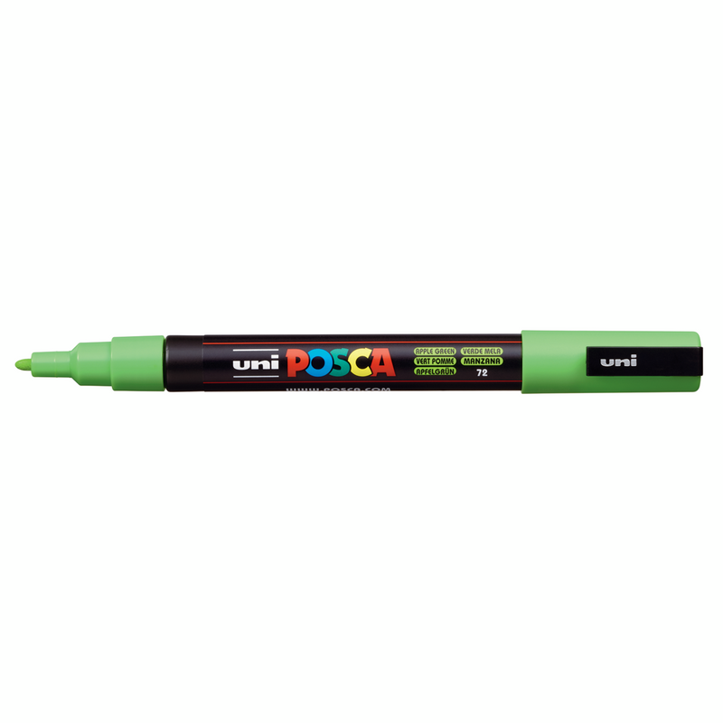 Pennarello Marcatore a Tempera Uni Posca a Punta Fine Verde Mela