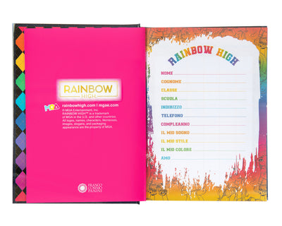 Diario 12 Mesi 24/25 Standard Blu Rainbow High