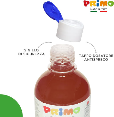 Colore Acrilico per Tessuti Morocolor Primo Marrone Siena Bruciata 300 ml
