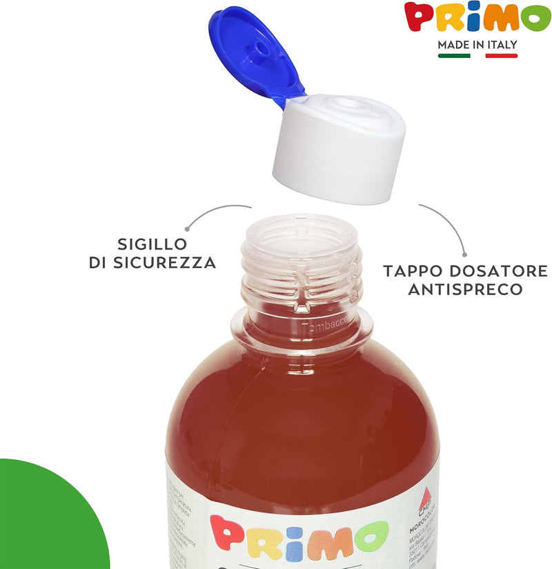 Colore Acrilico per Tessuti Morocolor Primo Marrone Siena Bruciata 300 ml