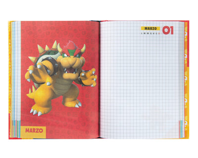 Diario 12 Mesi 24/25 Standard Blu Supermario