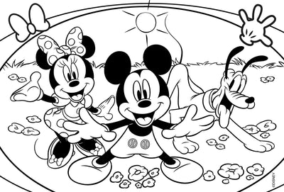Disney Puzzle Maxifloor Mickey - 4 puzzle