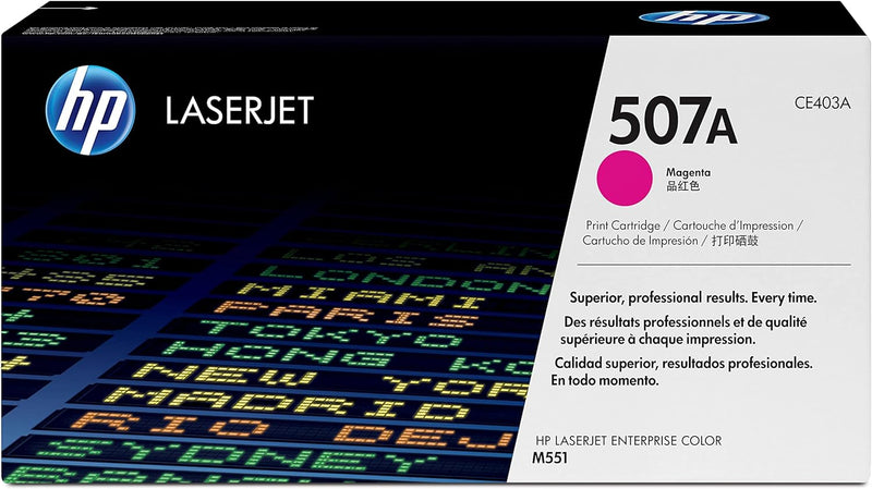 Toner originale LaserJet HP 507A Magenta