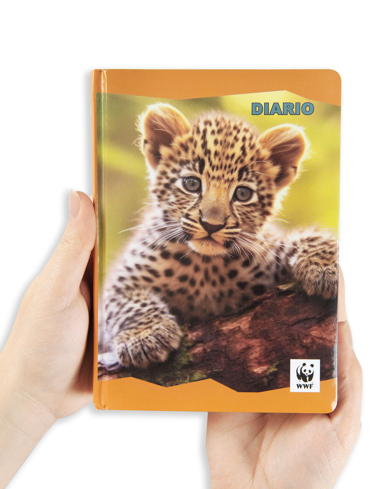 Diario 12 Mesi 24/25 Standard Leopardo WWF Fotografico