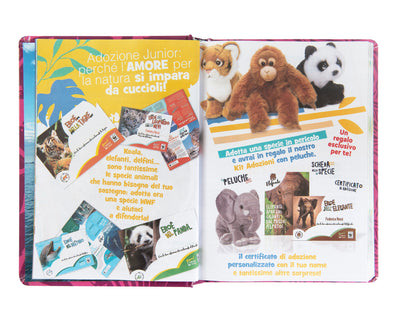 Diario 12 Mesi 24/25 Standard Panda WWF Illustrato