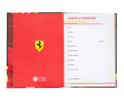 Diario 12 Mesi 24/25 Standard Stripe Ferrari