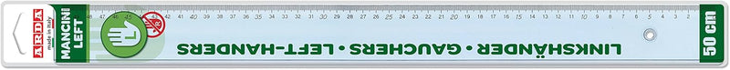 Righello Arda Uni Azzurro Trasparente per Mancini 50 cm