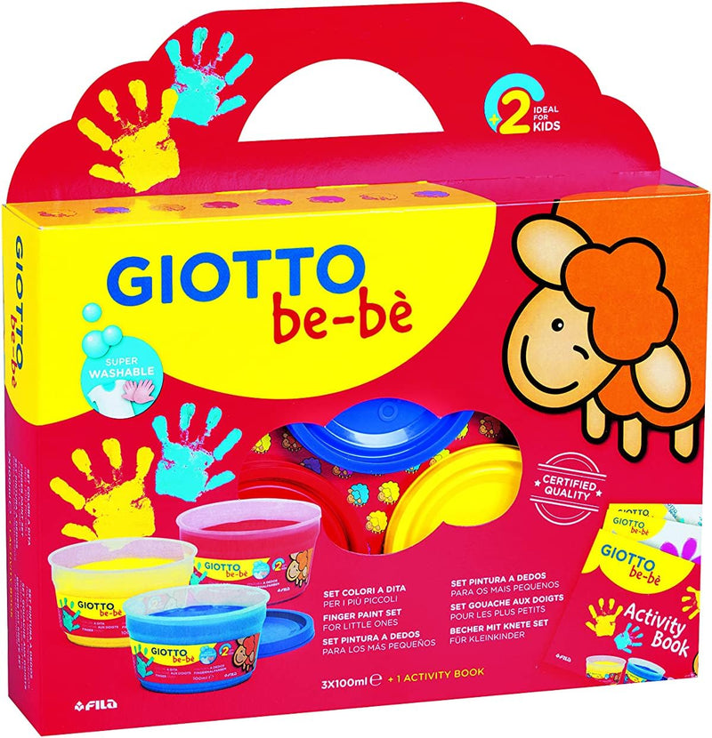 Supercolori a Dita Giotto Be-Bè - 3 pezzi da 100 ml