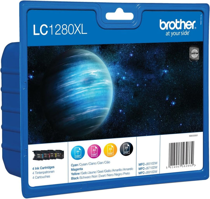 Multipack Cartuccia Originale Brother LC1280 XL C+M+Y+K