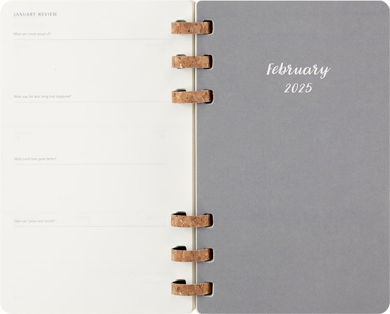 Agenda 12 Mesi Life Planner Large Mensile e Settimanale Nero Moleskine 2025