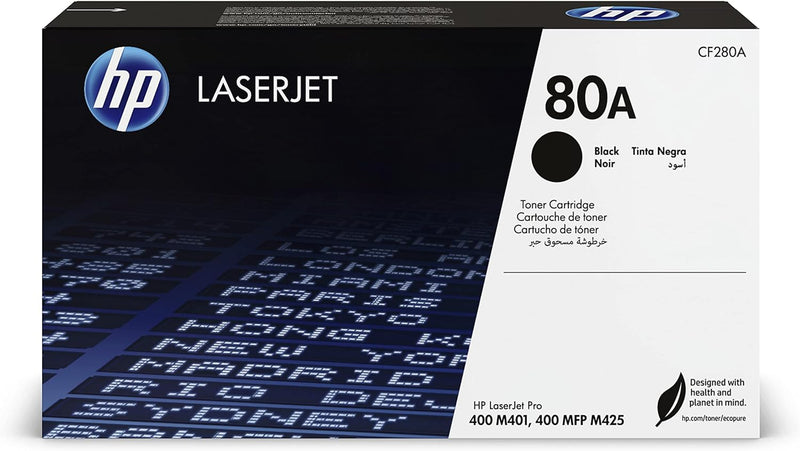 Toner Originale HP 80A LaserJet Nero