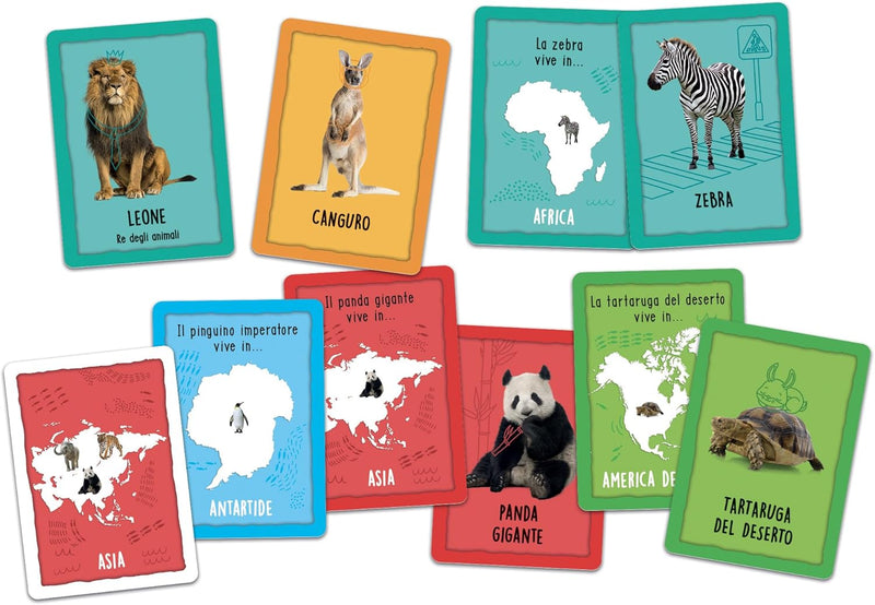 Gioco Montessori - Animali del Mondo