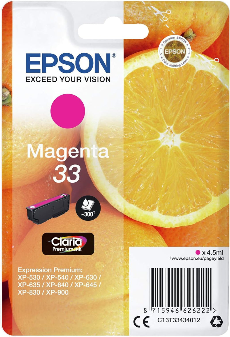 Cartuccia Originale Epson 33 Magenta