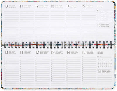 Planner da Scrivania 12 Mesi Legami Orizzontale 2026 Travel Stickers