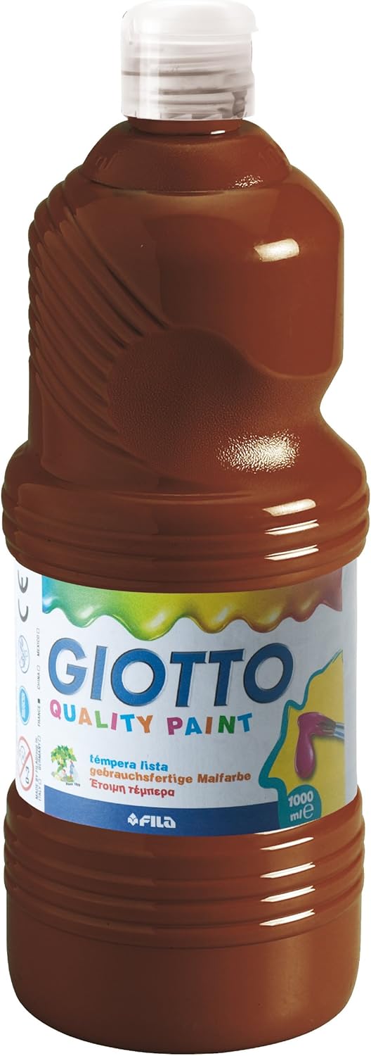 Tempera Pronta Giotto 1 lt Marrone