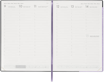 Agenda 12 Mesi Legami Settimanale Maxi 2026 Mystic Lilac con Chiusura ad Elastico