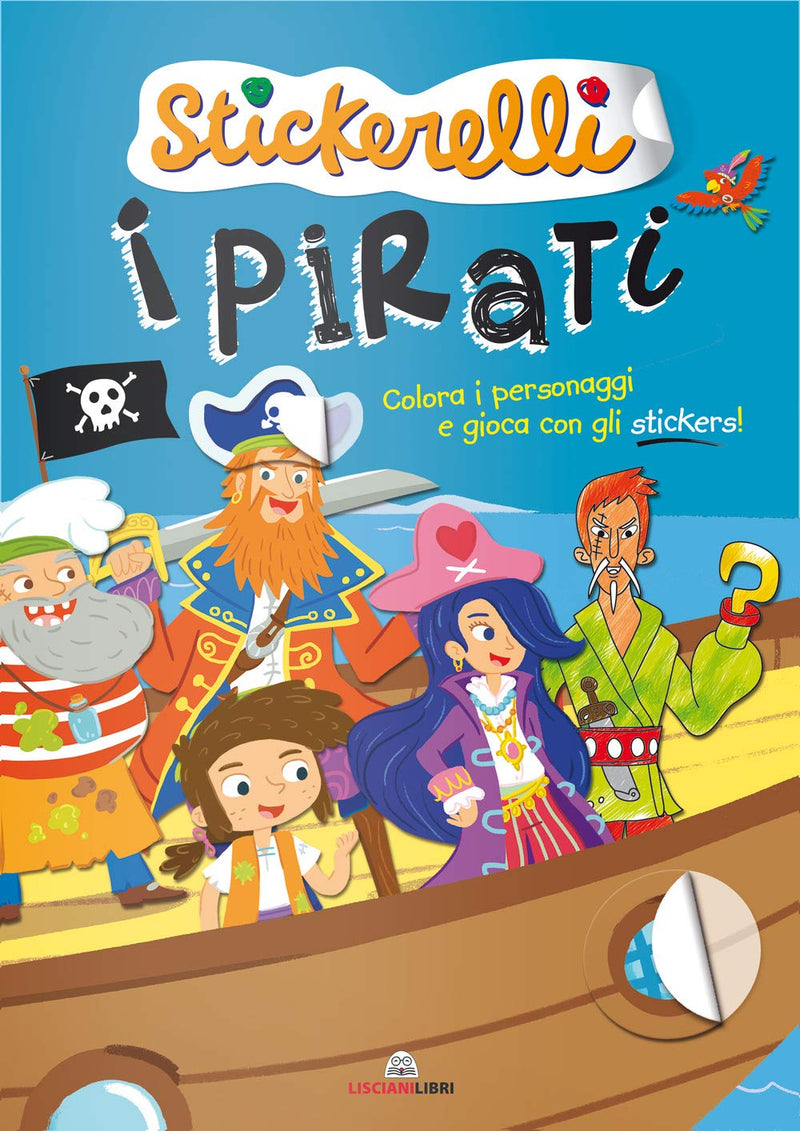 Colora e Gioca con gli Stickerelli con i Pirati