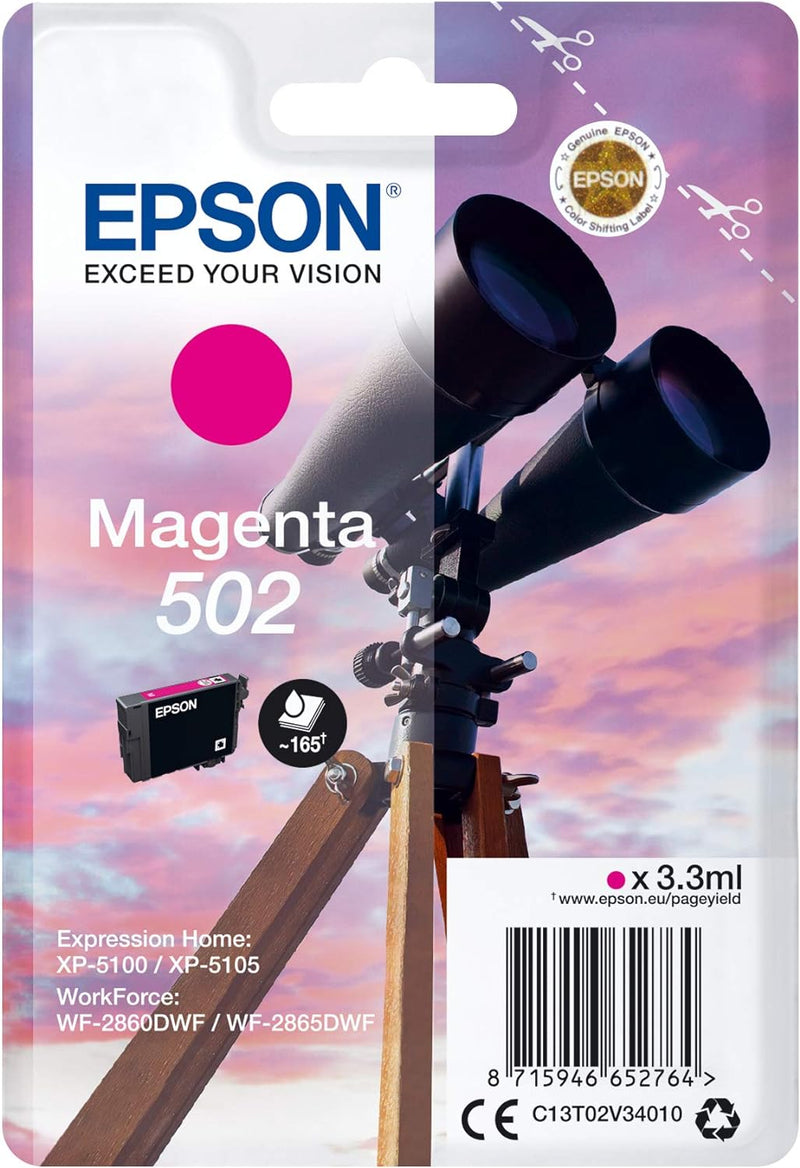 Cartuccia Originale Epson 502 Magenta