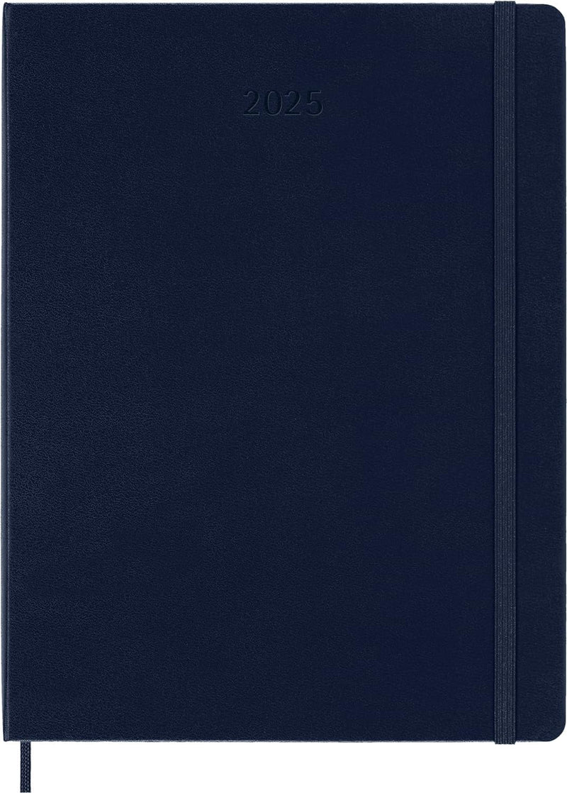 Agenda 12 Mesi Settimanale XL con Copertina Rigida Moleskine 2025