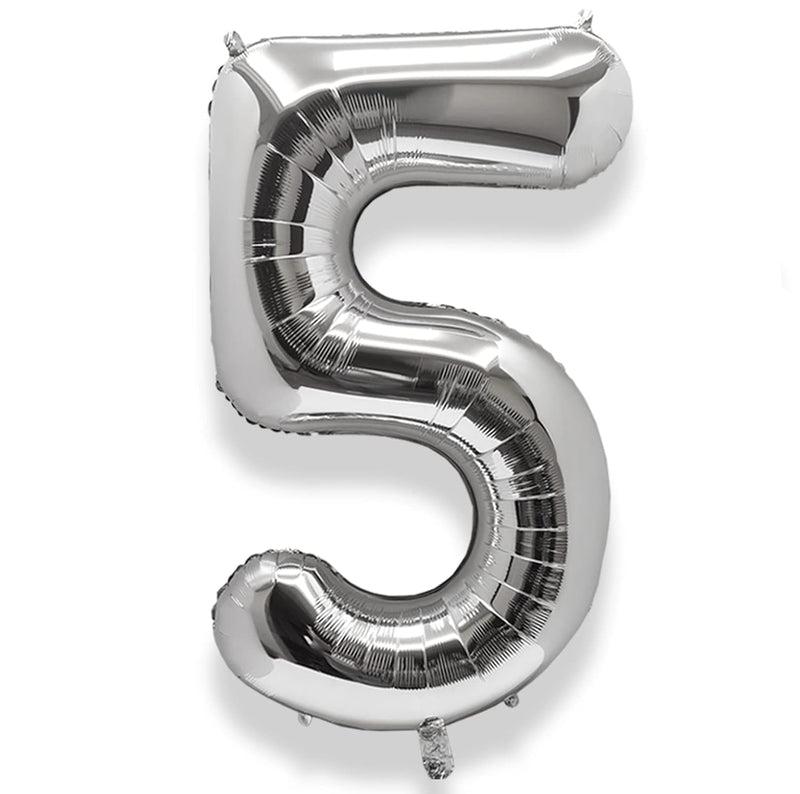 Palloncino Supershape in Foil Argento 102 cm / n°5