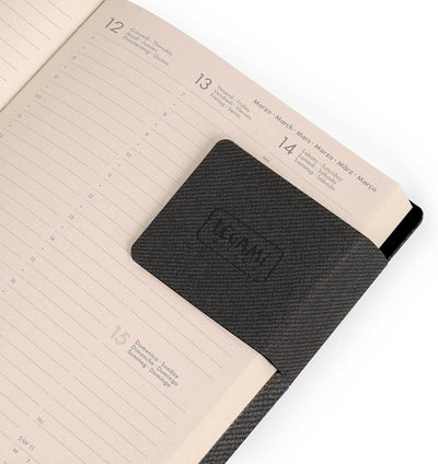 Agenda 12 Mesi Legami Settimanale Small 2026 Deep Graphite con Chiusura ad Elastico