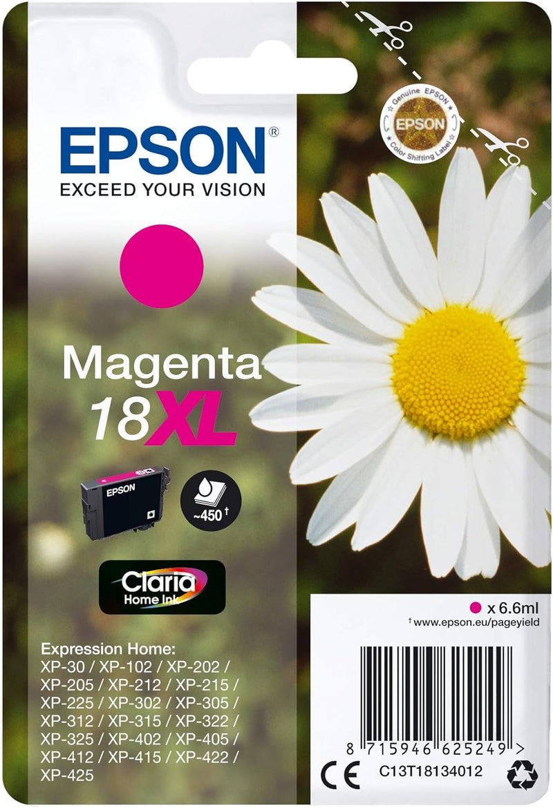 Cartuccia Originale Epson 18 XL Magenta