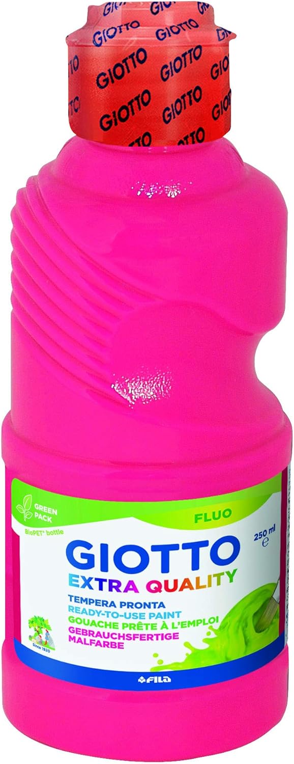 Tempera Giotto Fluo 250 ml Rosa