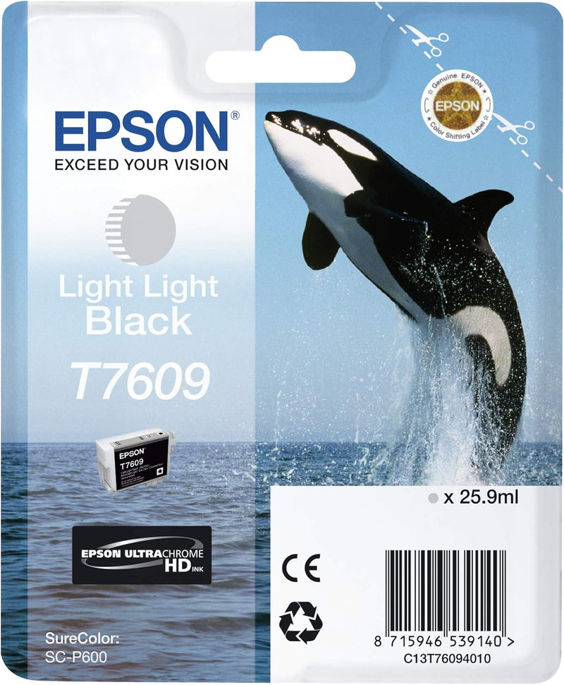 Cartuccia Originale Epson T7609 Nero Chiaro Chiaro