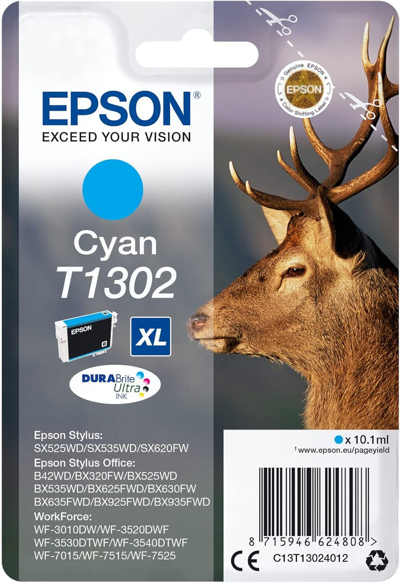 Cartuccia Originale Epson T1302 XL Ciano