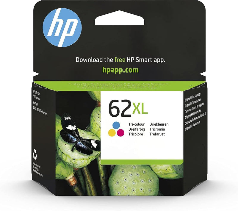 Cartuccia Originale HP 62 XL Tri-Color