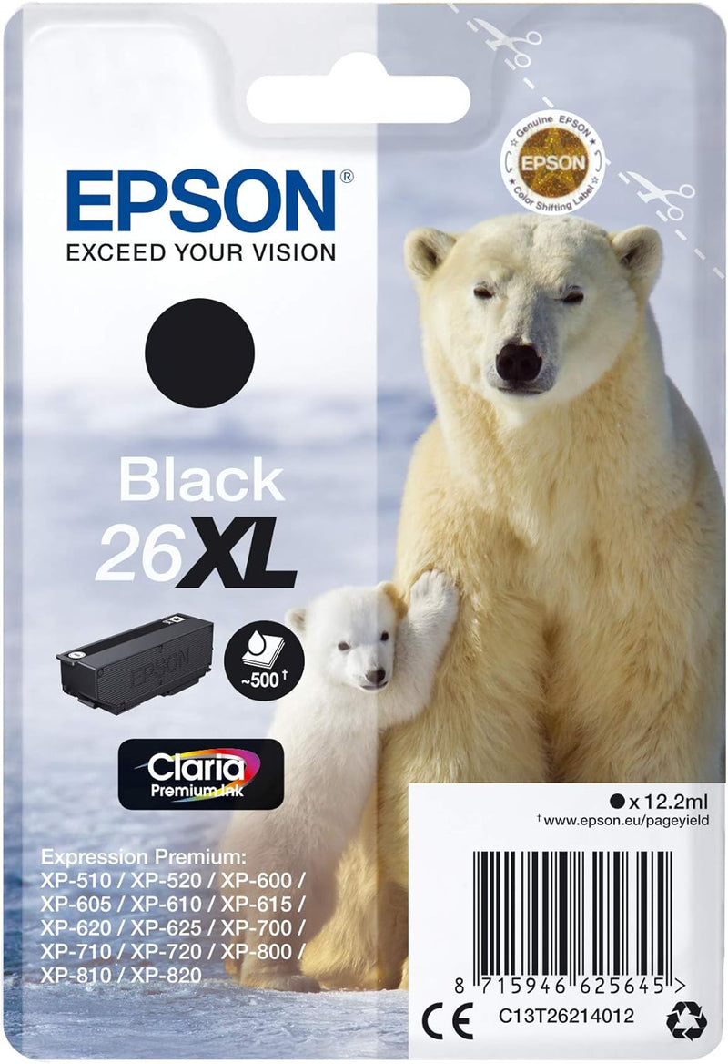 Cartuccia Originale Epson 26XL Nero