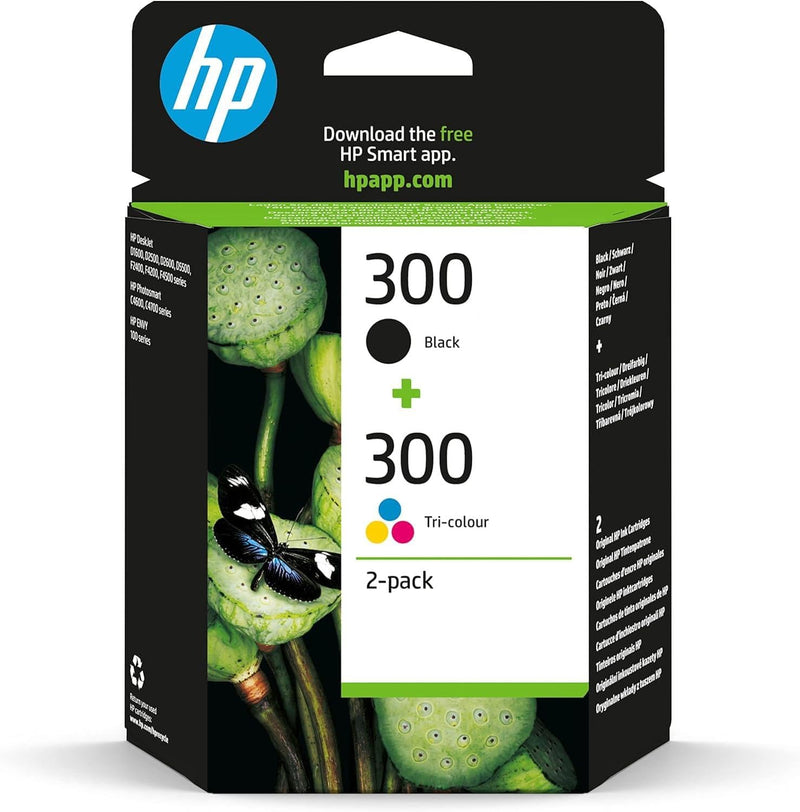 Multipack Cartucce Originali HP 300 Nero + Tri-Colour