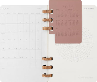 Agenda 12 Mesi Life Planner Large Mensile e Settimanale Nero Moleskine 2025