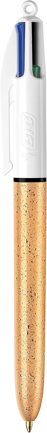 Penna a Sfera Bic Party Champagne Gold a 4 Colori