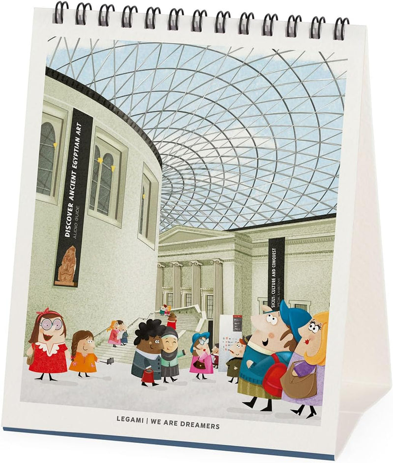 Calendario da Tavolo 12 Mesi Legami con Planner Annuale 2026 London 12 x 14,5 cm